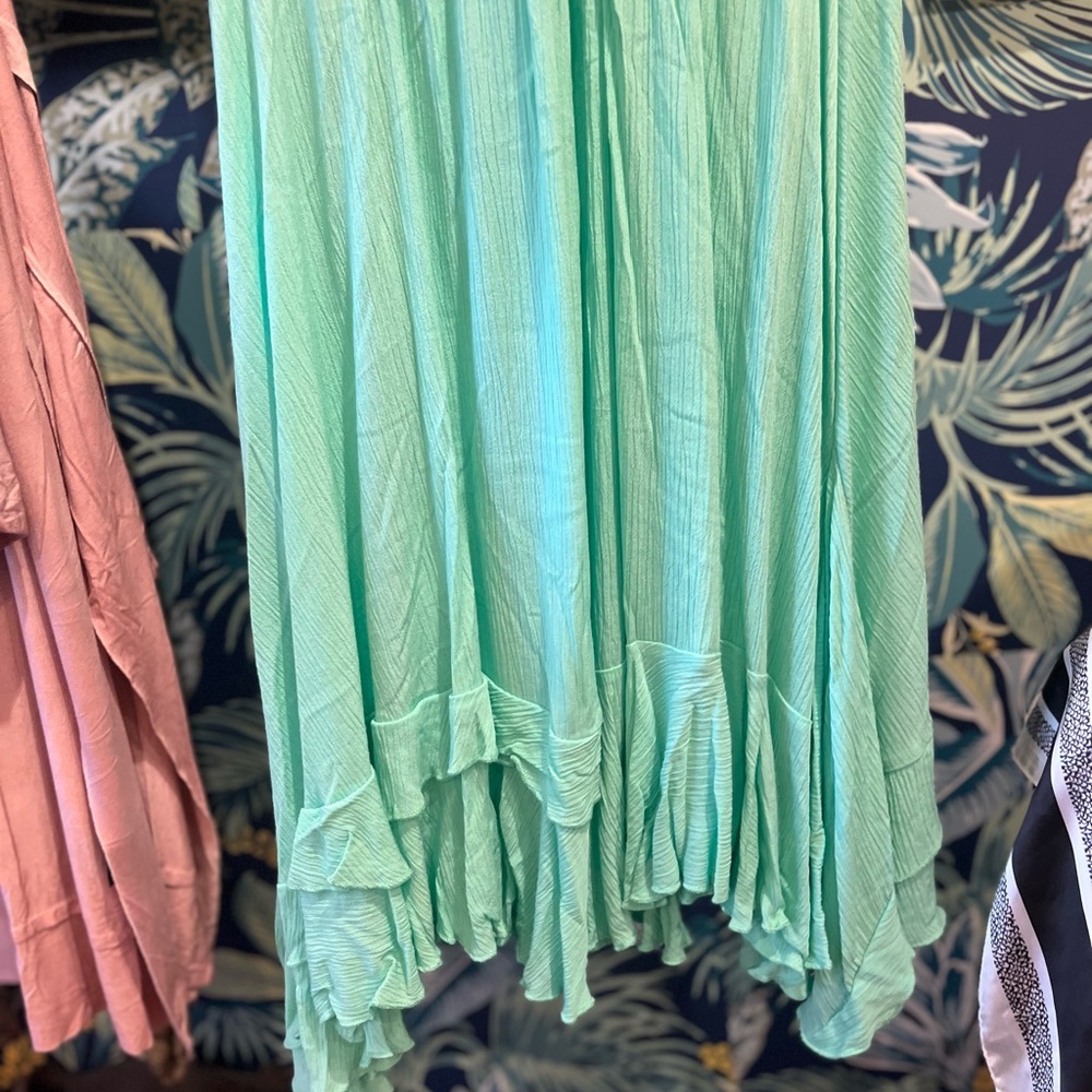 Turquoise summer dress - Picture 7 of 8